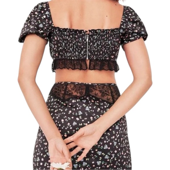 Love & Lemons x Victoria’s Secret Lucky Black Floral Set – XS – NWT - Picture 3 of 4